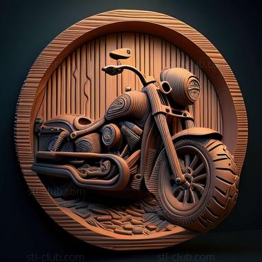 3D model Harley Davidson Street Bob (STL)
